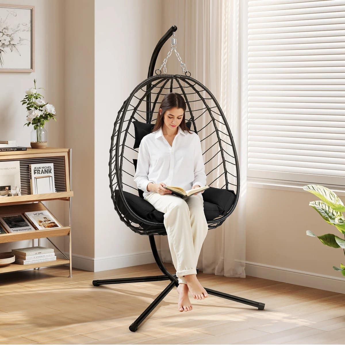 hangstoel hangstoelen met standaard eierstoel schommelstoel