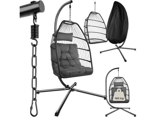 Hangstoel met standaard - Egg Chair - Cocoon - Comfort