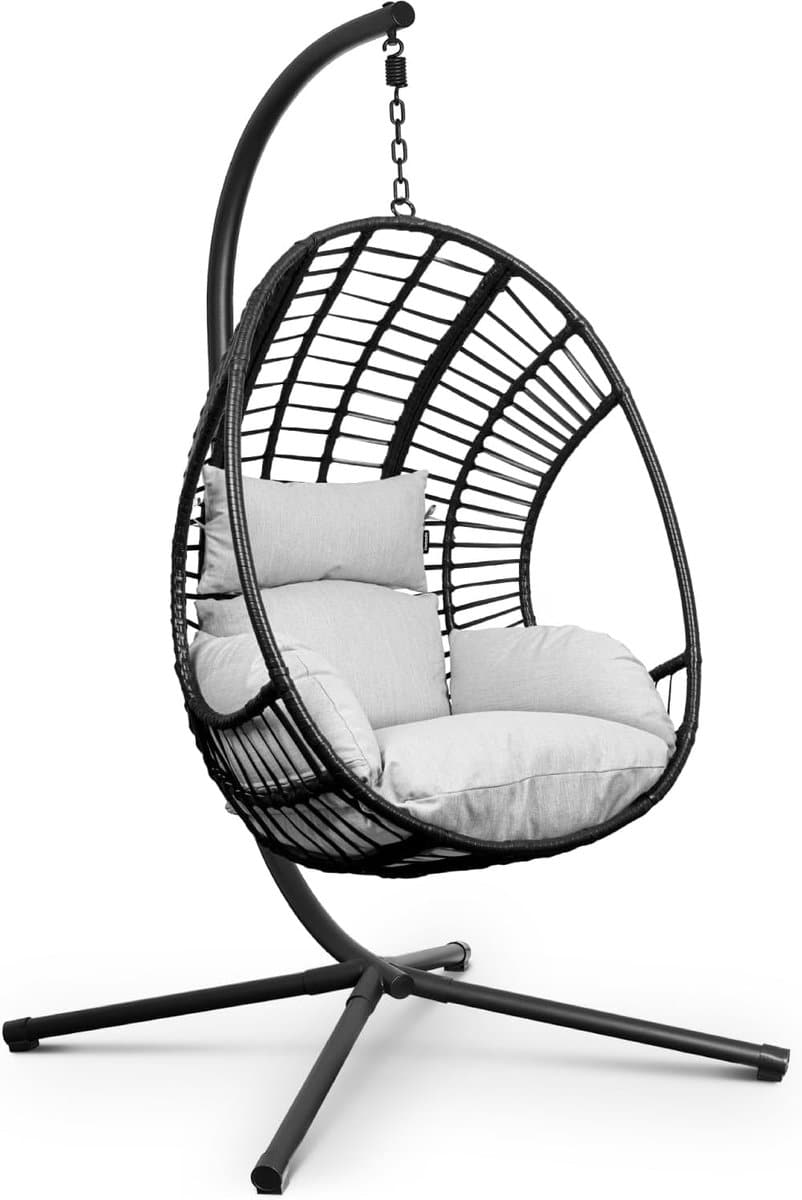 hangstoel met standaard egg chair cocoon hangstoel