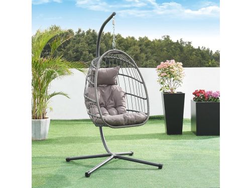 Hangstoel met standaard - Egg Chair - Cocoon - Loungehoek