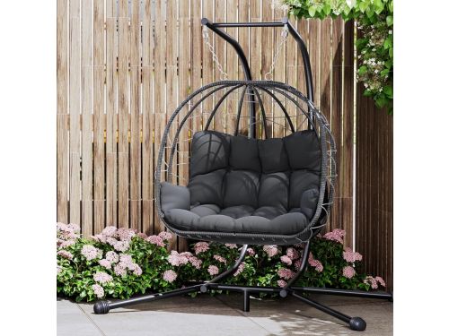 Hangstoel met standaard - Egg Chair - Cocoon - Loungeplek