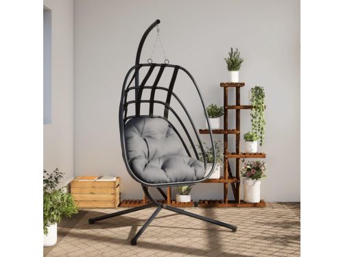 Hangstoel met standaard - Egg Chair - Cocoon - Rust