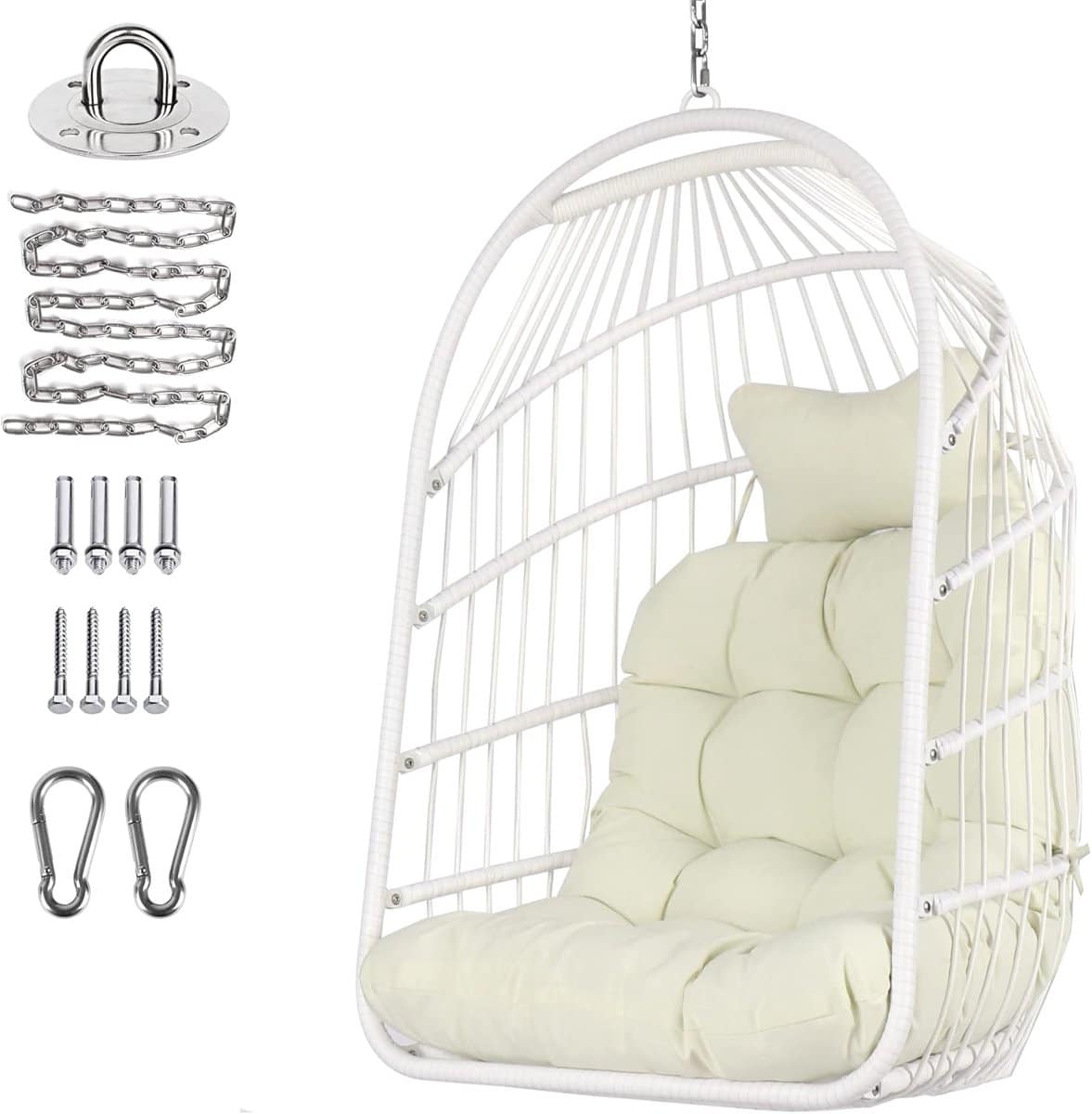 hangstoel met standaard egg chair cocoon tuinmeubel