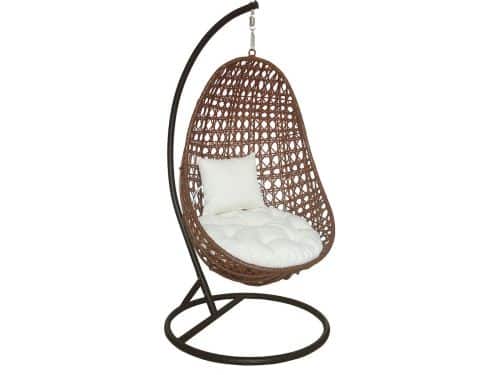 Hangstoel Polyrotan NIDO - Met kussens