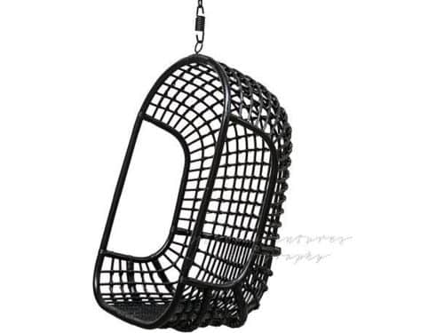 Hangstoelen - hangstoel The Classic zwart - draagkracht 200 kg