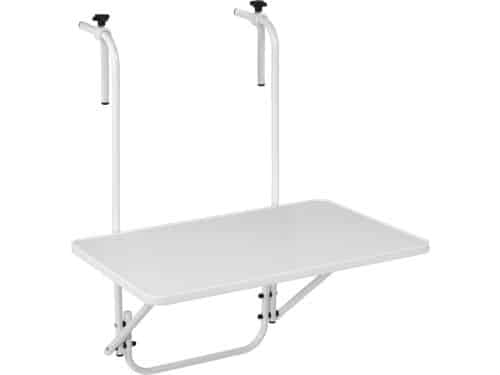 Hangtafel Balkon - Klaptafel Verstelbaar - Buitenruimte Gebruik - Weerbestendig