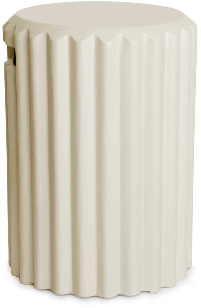 happy cocooning gasfles cover rib ronde bijzetset / side