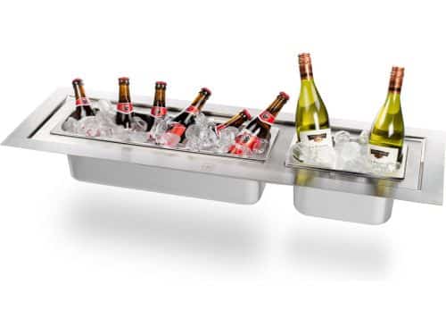 Happy Cocooning Losse Inbouw Wijnkoeler Rechthoek Groot - Roestvrij Staal