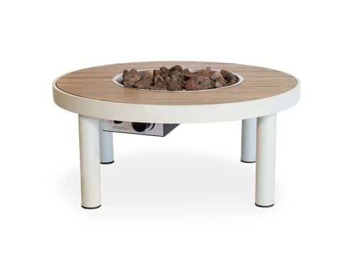 Happy Cocooning Riviera vuurtafel 80 cm rond oyster beige