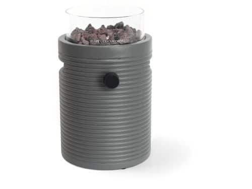 Happy Cocooning Tafelbrander Lumi Groove Smokey Anthracite - Ø 21.5