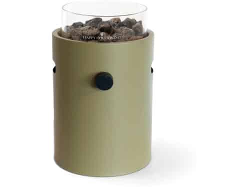 Happy Cocooning Tafelbrander Lumi Steel Olive Green - Ø 21.5