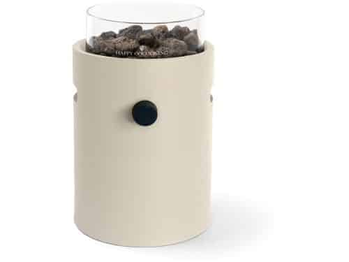 Happy Cocooning Tafelbrander Lumi Steel Oyster Beige - Ø 21.5