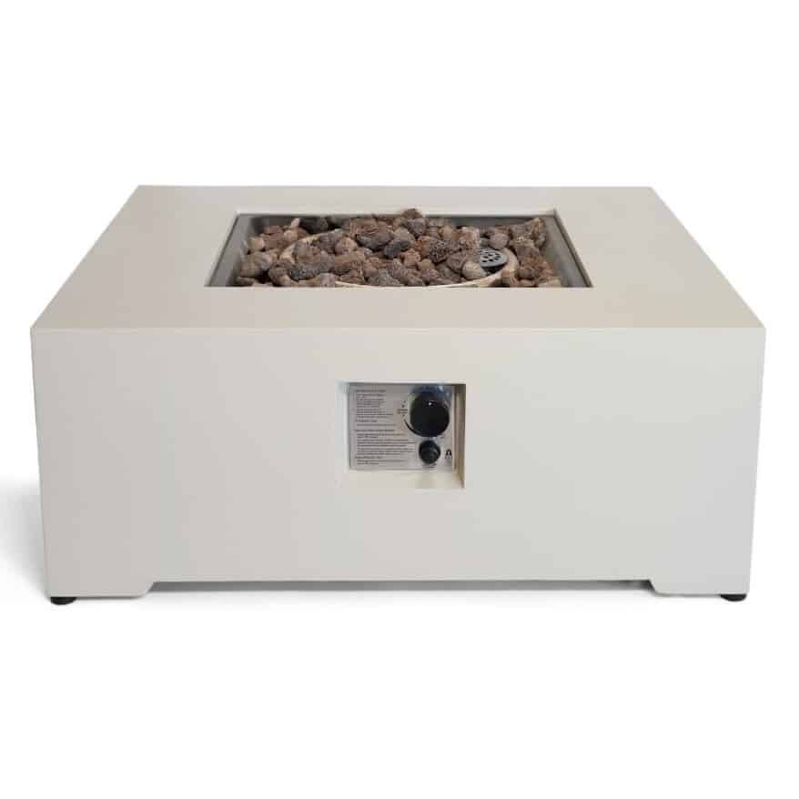 happy cocooning vuurtafel estate vierkant 88 cm oyster beige