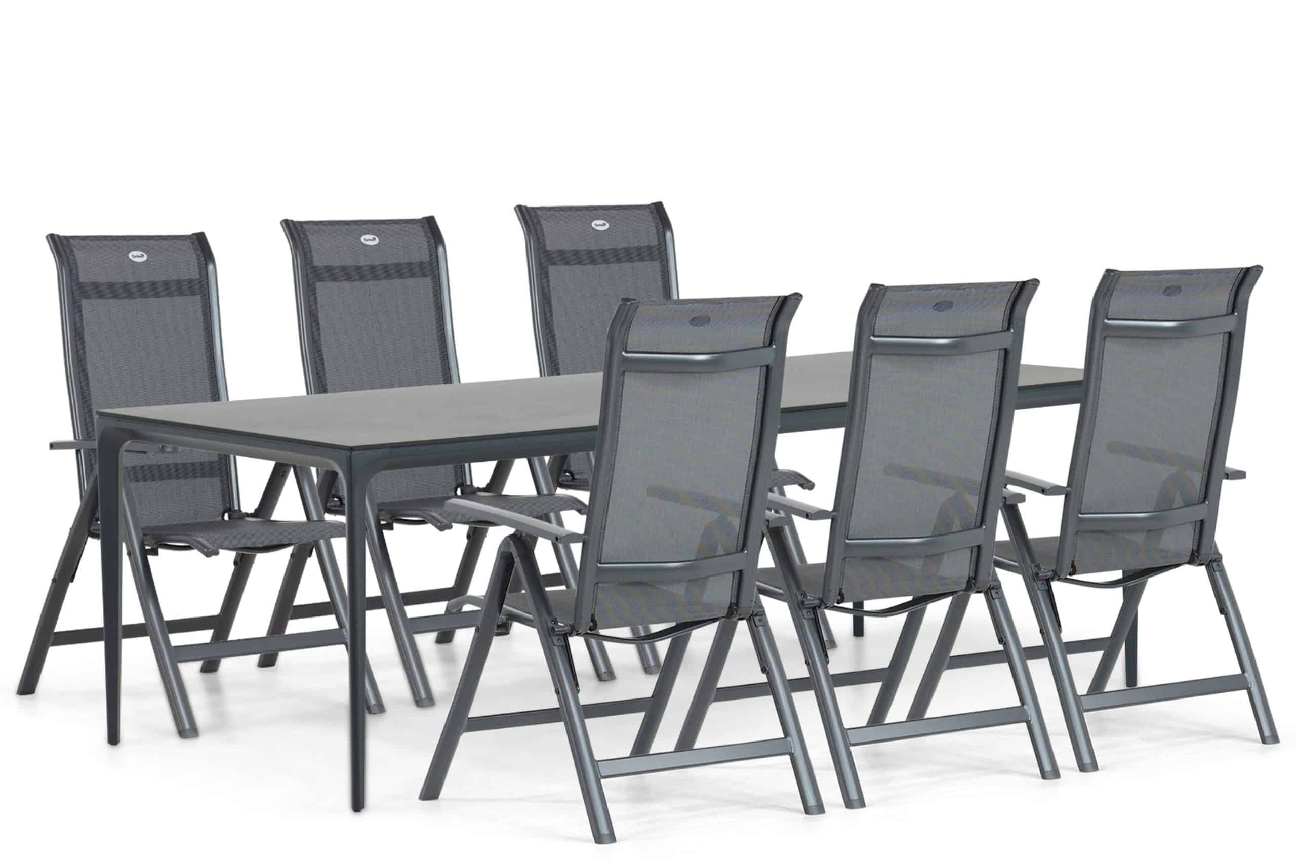 hartman alice/cesar 220 cm dining tuinset 7 delig