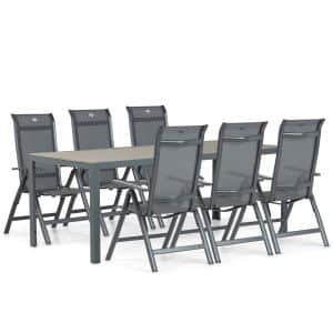 Hartman Alice/Solare 200 cm dining tuinset 7-delig