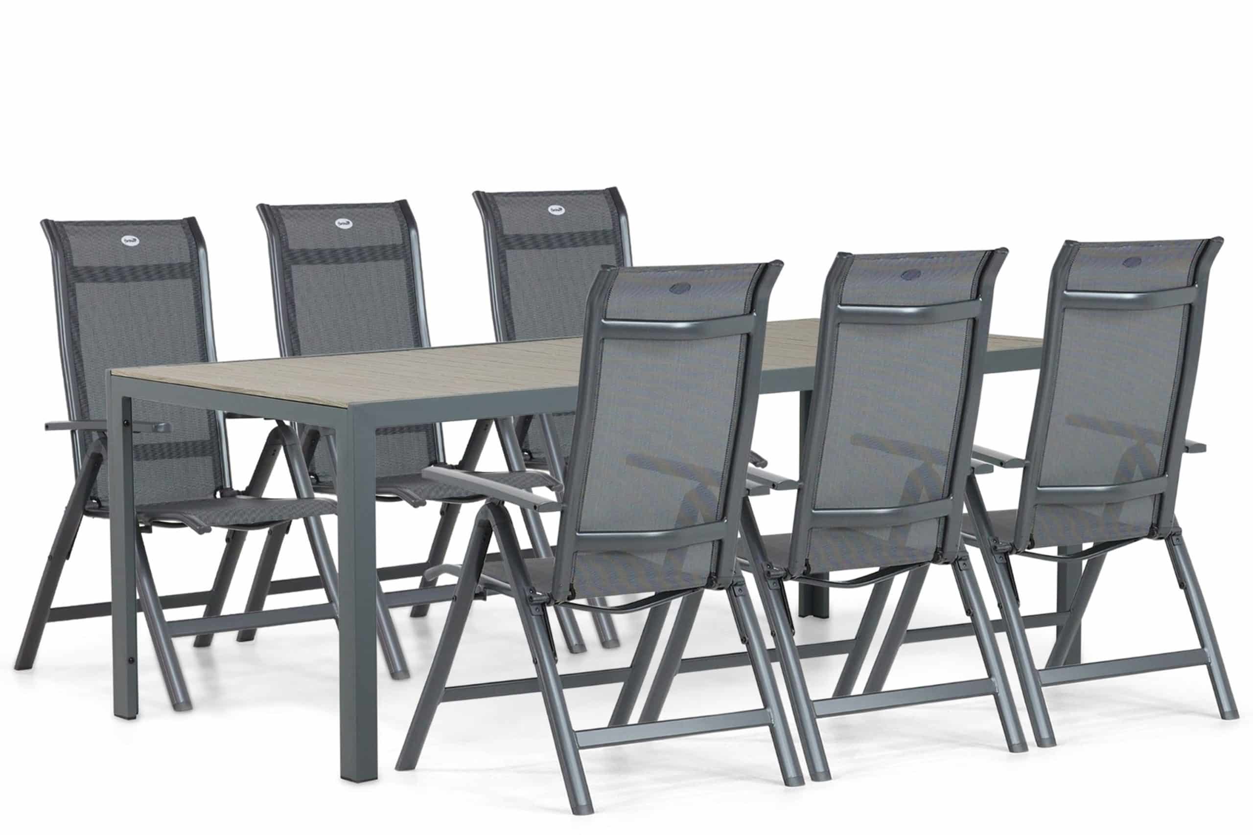 hartman alice/solare 200 cm dining tuinset 7 delig