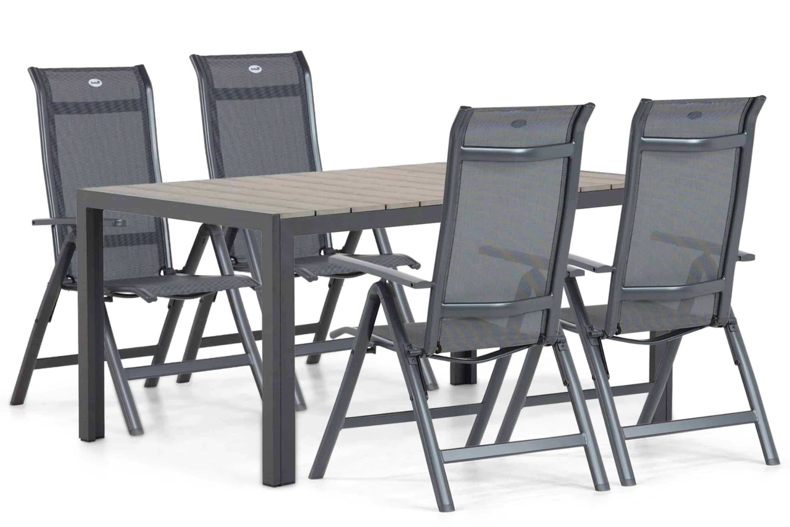 hartman alice/young 155 cm dining tuinset 5 delig