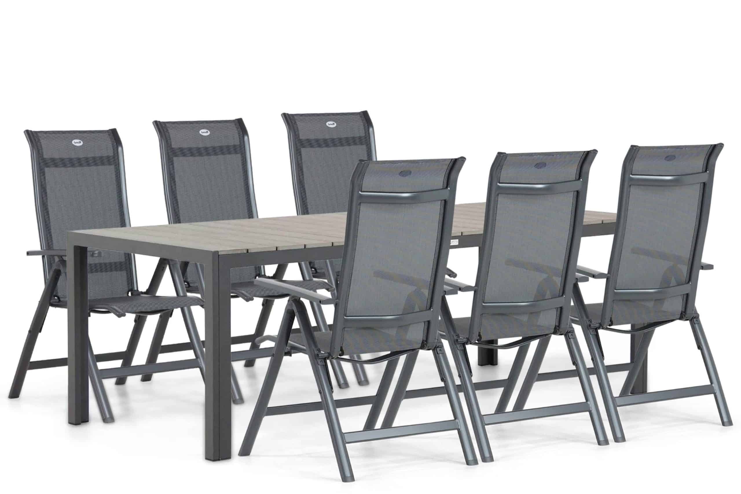 hartman alice/young 217 cm dining tuinset 7 delig