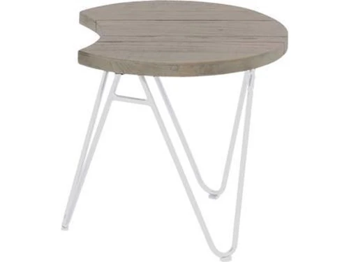 Hartman Bijtafel Sophie Teak Half Moon Wit - ร50 x