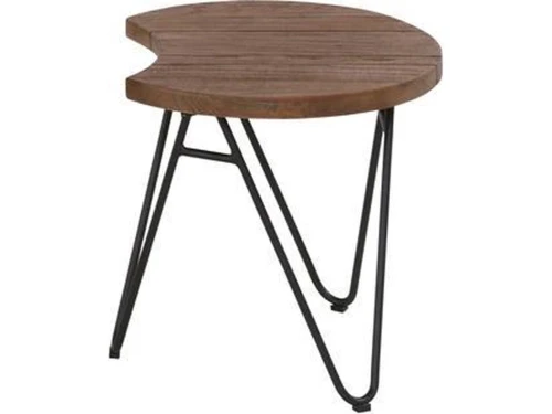 Hartman Bijtafel Sophie Teak Half Moon Zwart - ร50 x