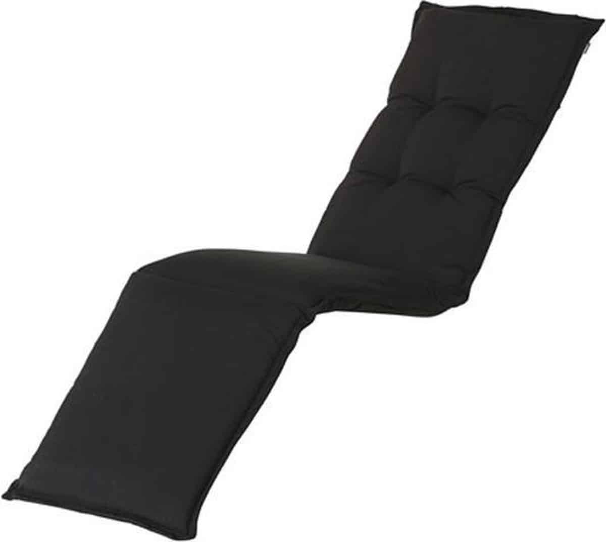 hartman deckchair tuinkussen havana 200x46x9 cm donkergrijs