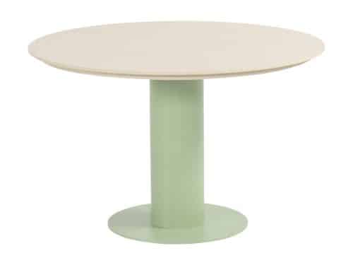 Hartman Girona tuintafel 120 cm rond kolom soft green