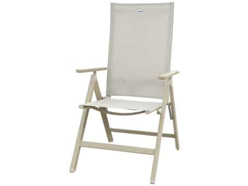 Hartman Napoli verstelbare tuinstoel - Latte