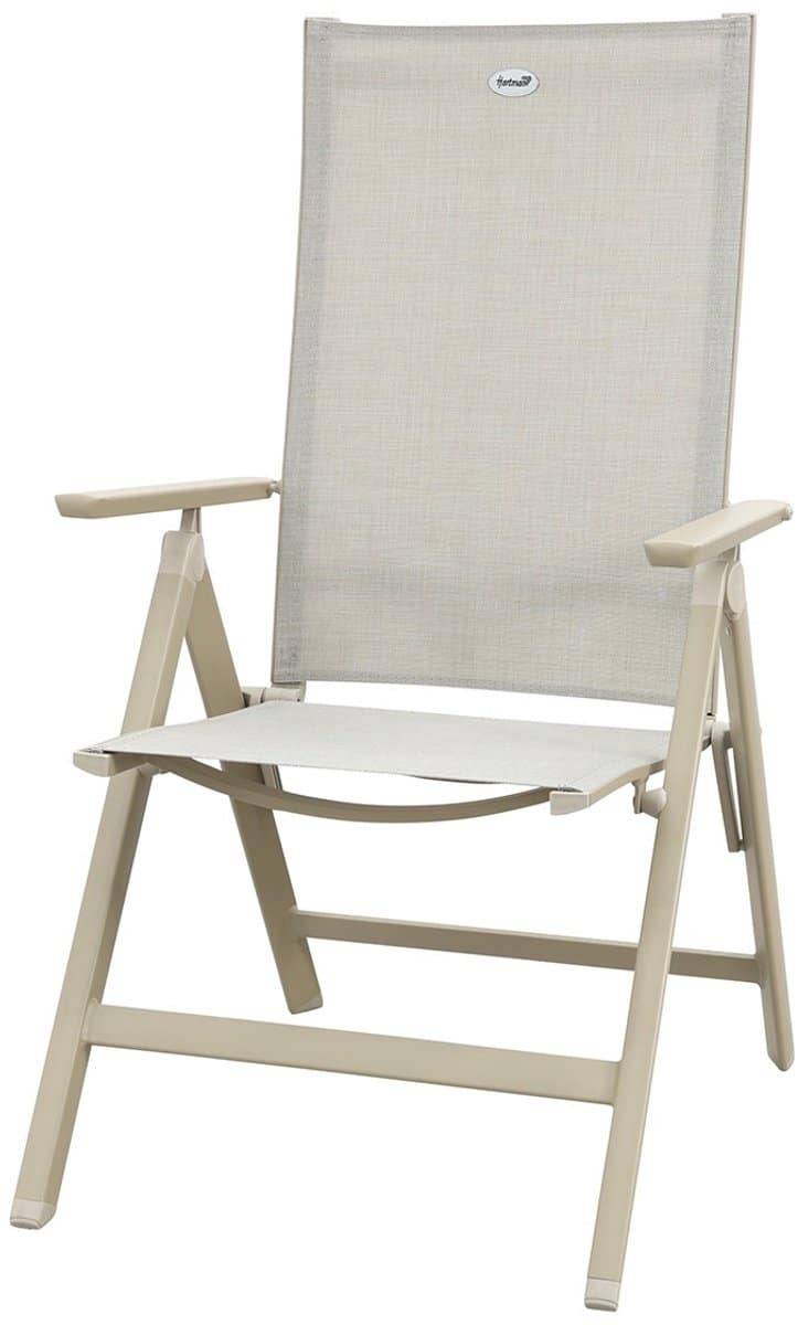 hartman napoli verstelbare tuinstoel latte