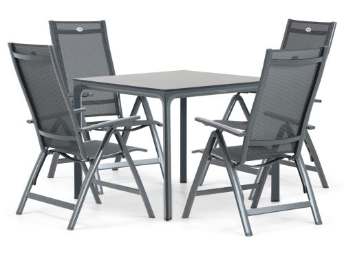 Hartman Royal Club/Cesar 90 cm dining tuinset 5-delig