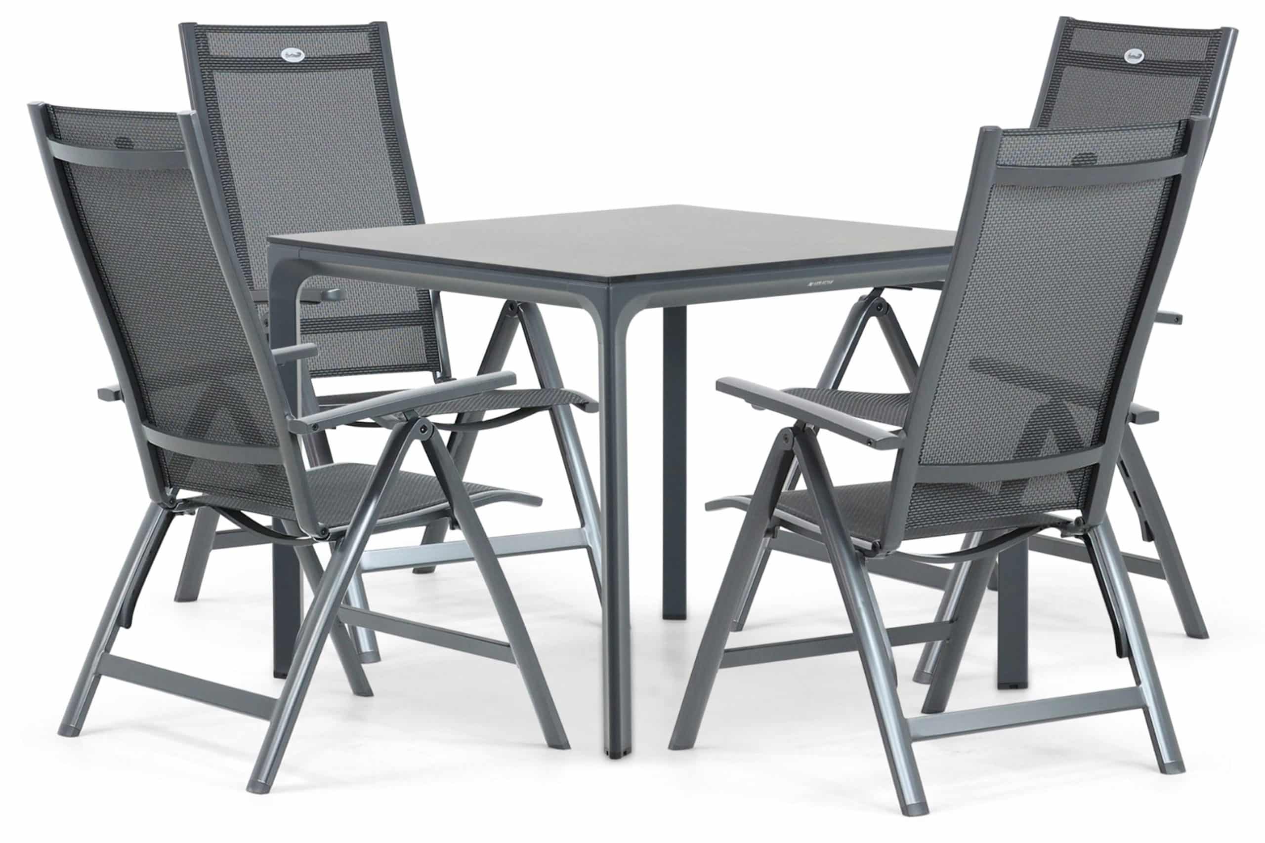 hartman royal club/cesar 90 cm dining tuinset 5 delig