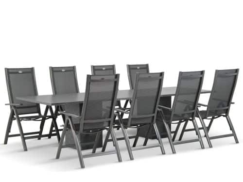 Hartman Royal Club/Graniet 300 cm dining tuinset 9-delig