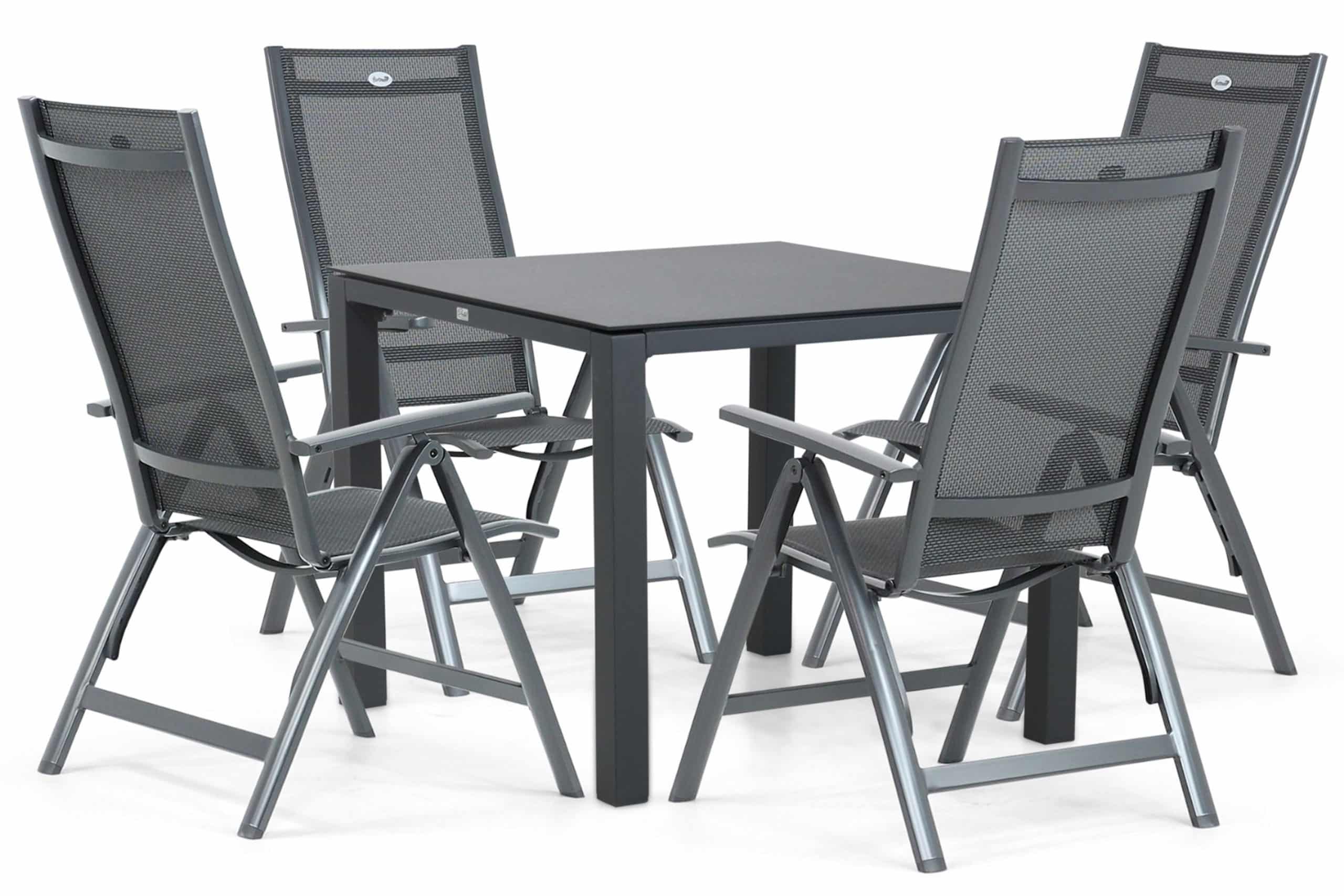 hartman royal club/mateo 90 cm dining tuinset 5 delig