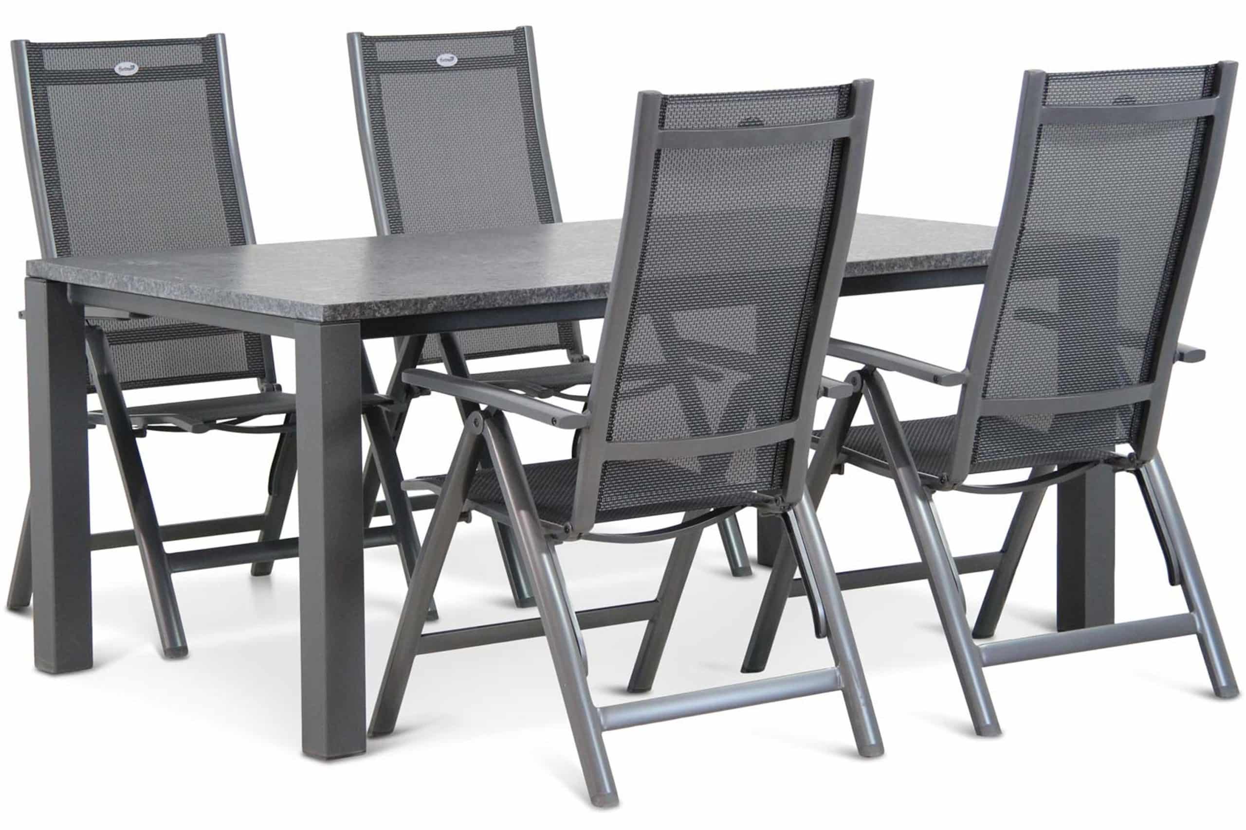 hartman royal club/munster 180 cm dining tuinset 5 delig