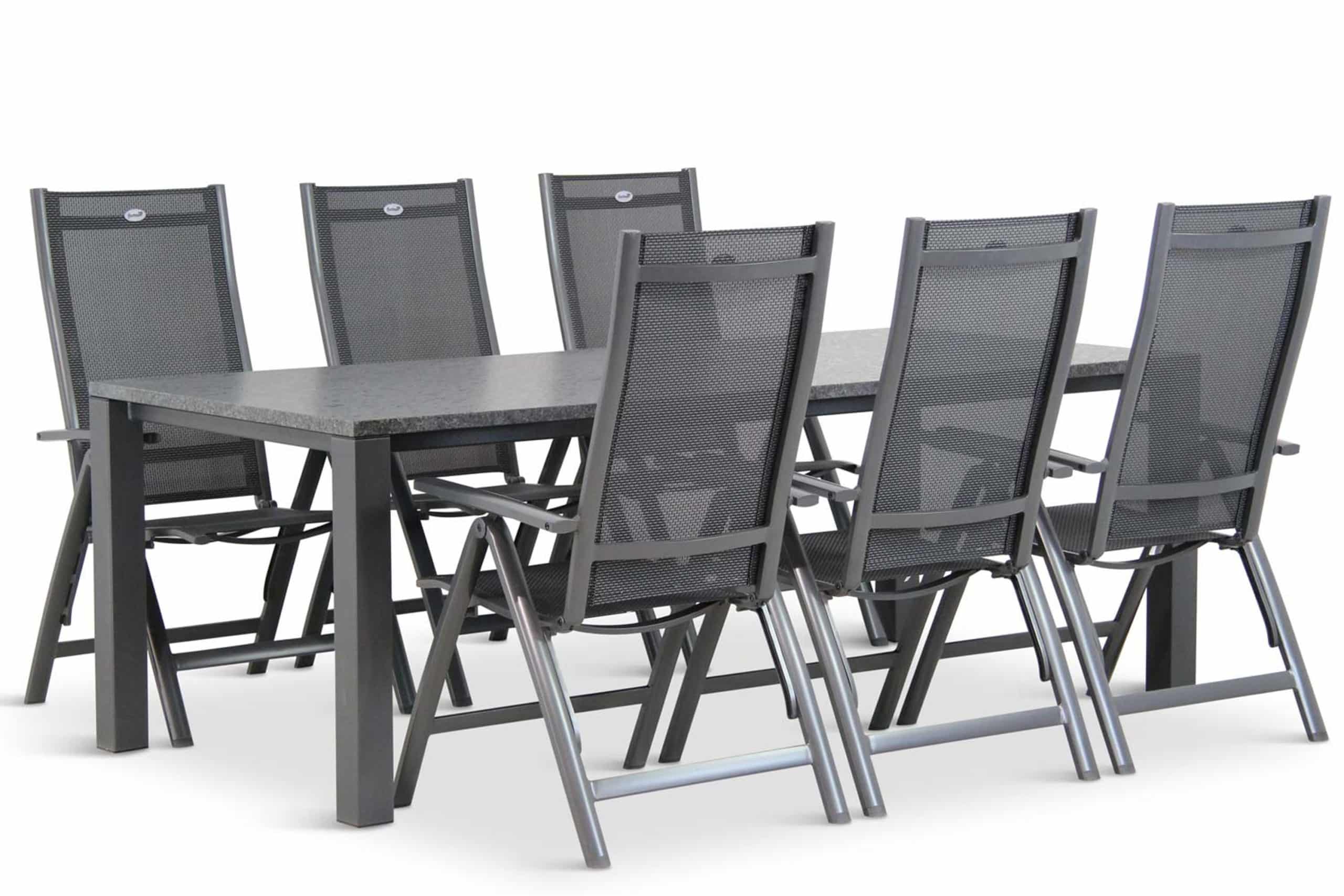 hartman royal club/munster 220 cm dining tuinset 7 delig