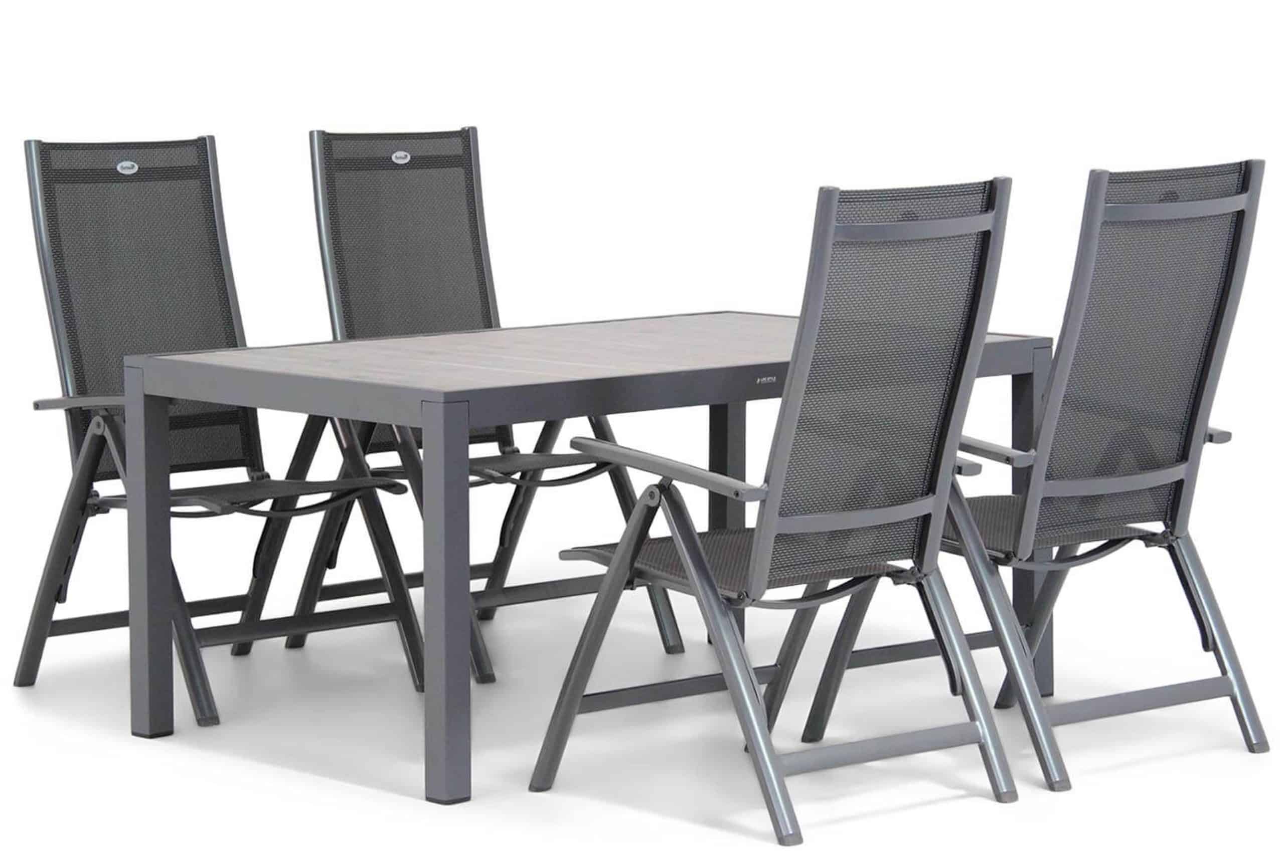 hartman royal club/residence 164 cm dining tuinset 5 delig