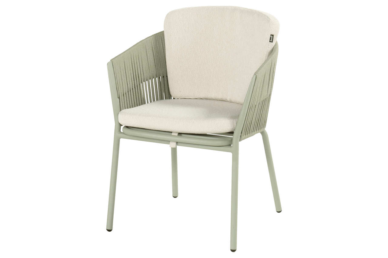 hartman sevilla dining tuinstoel soft green