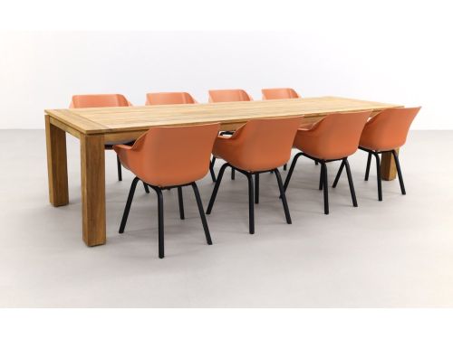 Hartman Sophie Element Terra/Rome brown 320 cm. tuinset - 9-delig