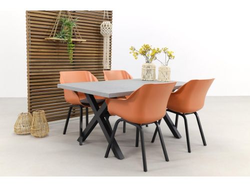 Hartman Sophie Element Terra/Verona black 160 cm. tuinset - 5-delig