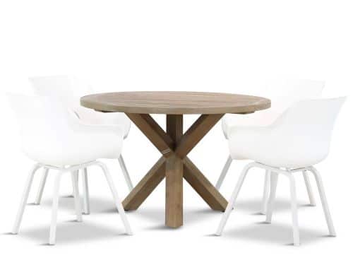 Hartman Sophie element/Sand city 120 cm dining tuinset 5-delig