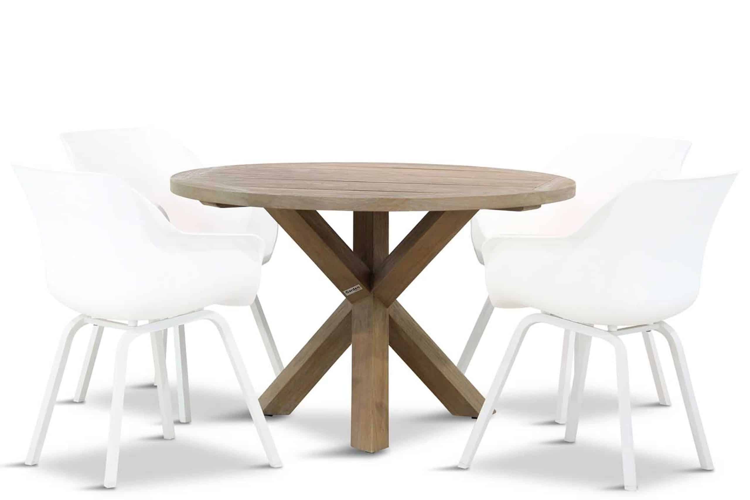 hartman sophie element/sand city 120 cm dining tuinset 5 delig