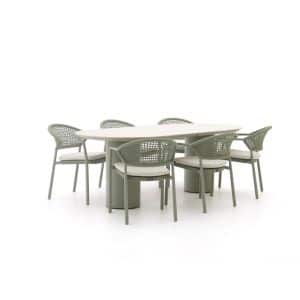 Hartman Taragona/Valencia 220cm dining tuinset 7-delig - Laagste prijsgarantie!