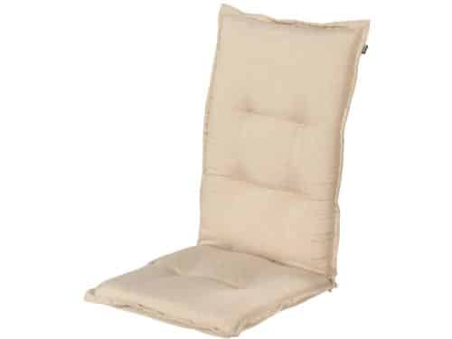 Hartman tuinkussen - Bahama beige - hoge rug - 123x50x10cm