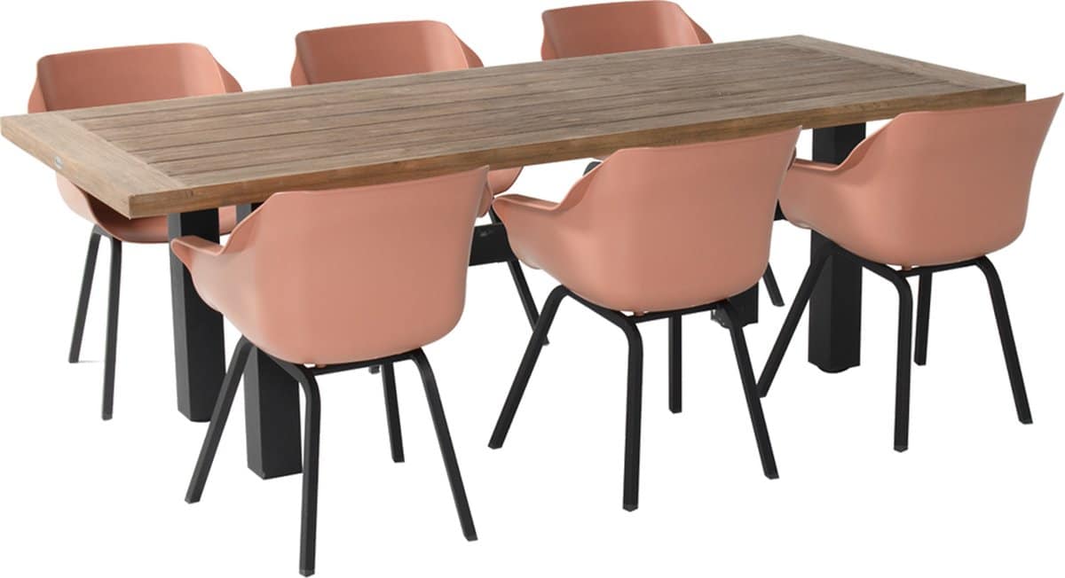 hartman tuinset heron tuintafel 240 cm. + sophie element