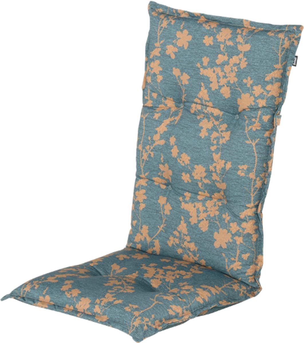 hartman tuinstoel kussen aiko blue hoge rug