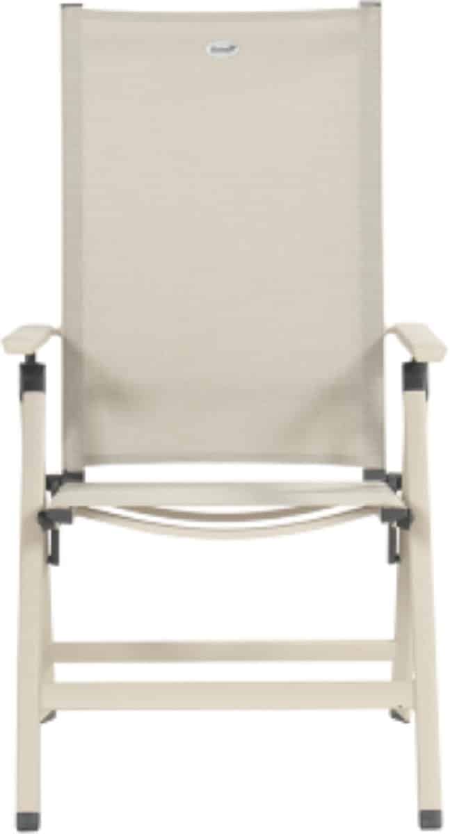 hartman tuinstoel verstelbaar aruba zand/beige alu/textyleen