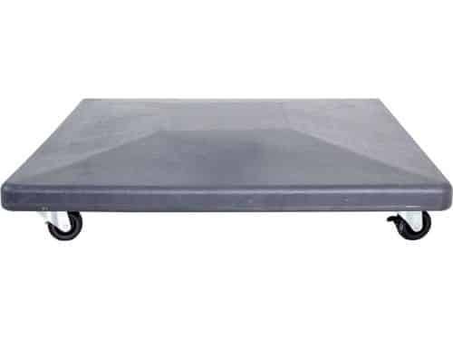 Hawaii parasol - 3x3 m- d.grijs doek - incl. 90