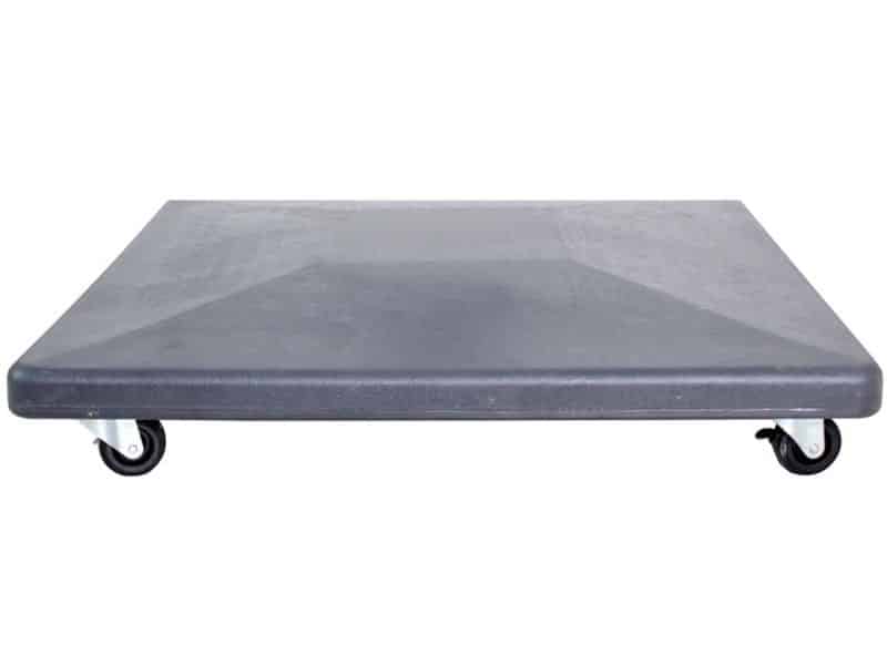 Hawaii parasolvoet - cement - 90 kg - verrijdbaar