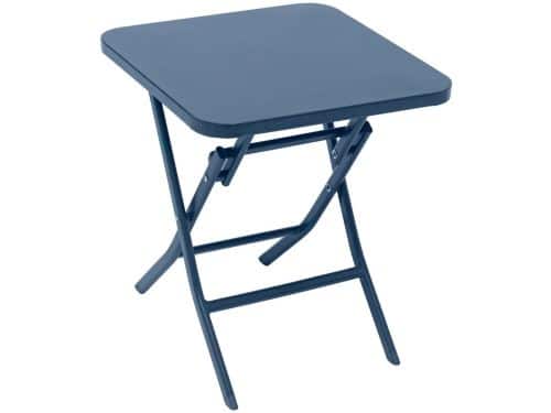 Hesperide Bijzettafel/tuin tafel Oase - metaal - blauw - 40