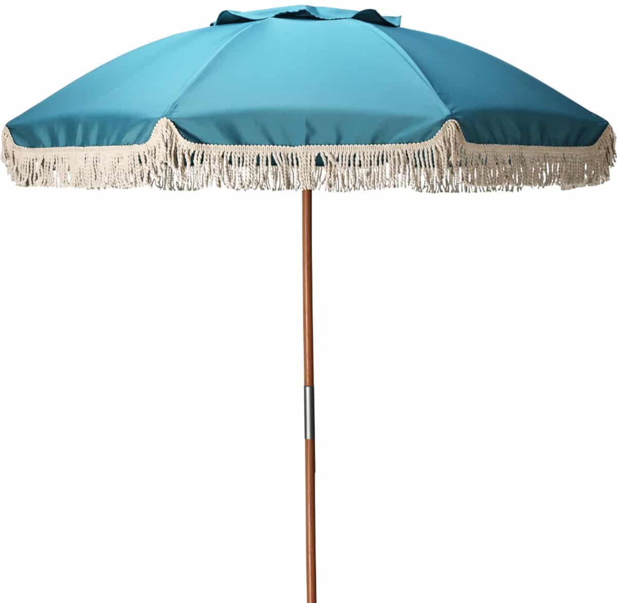 hixa parasol houten paal stokparasol strand