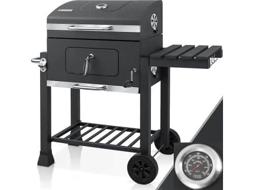 HOB Houtskool BBQ - Barbecue op wielen - Kolen Barbecue